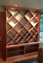 diagonal bookcase